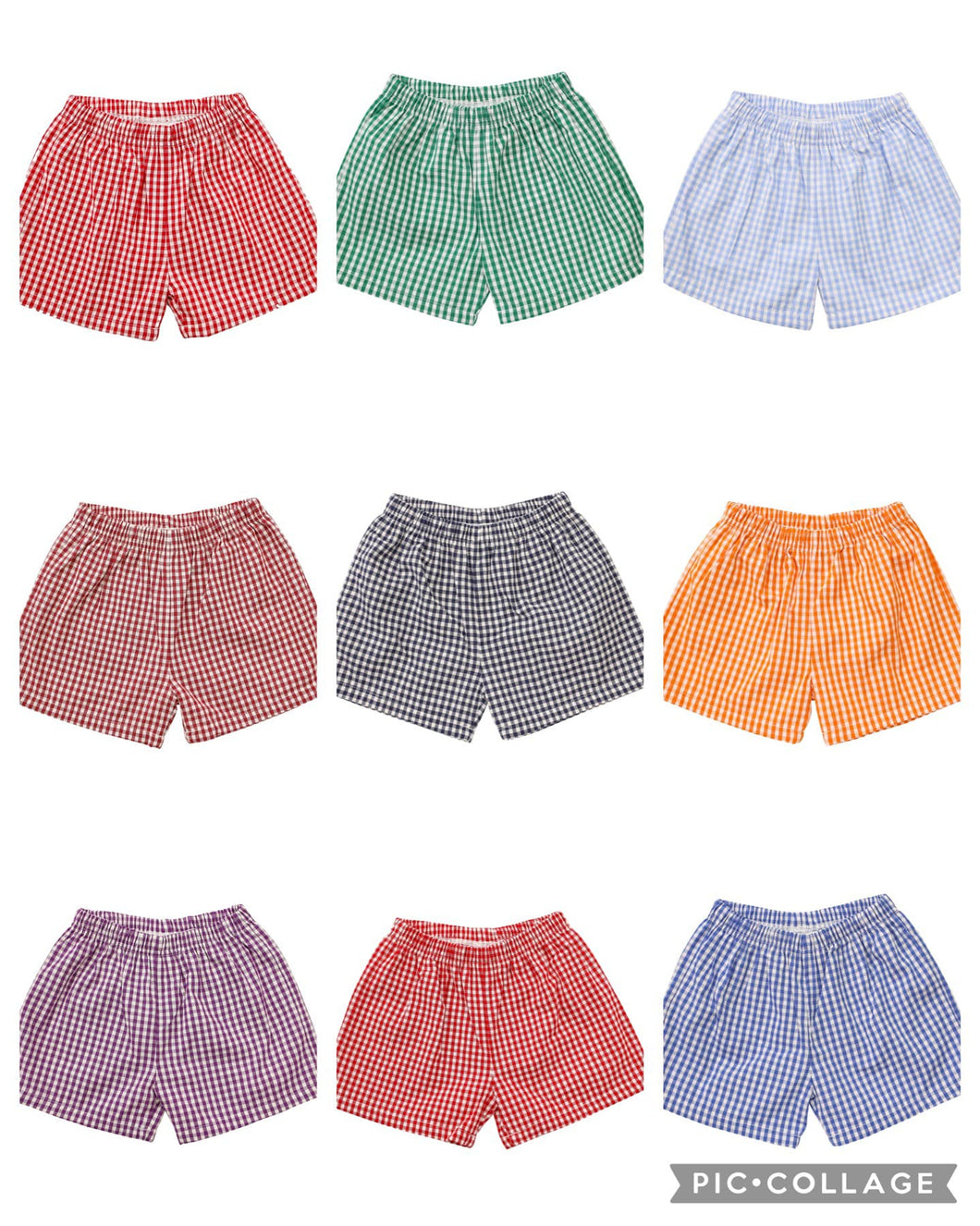Gingham Shorts