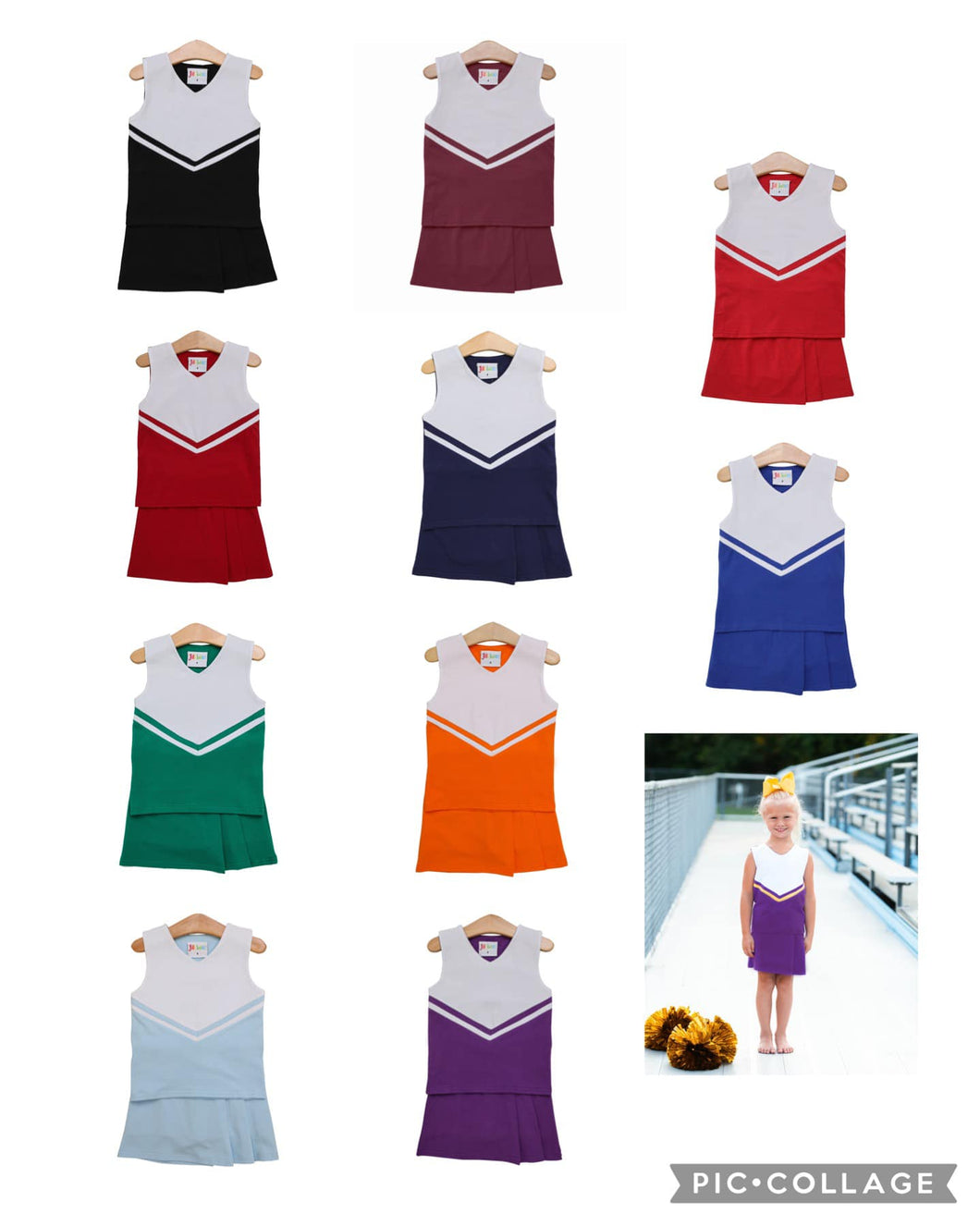 Cheer Uniform Skort Set