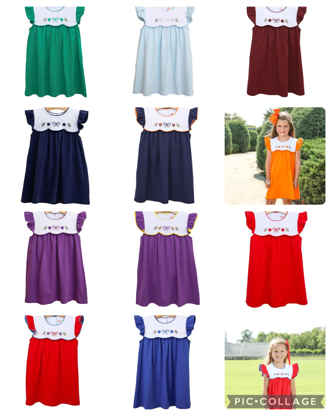 Team Spirit Scallop Dress