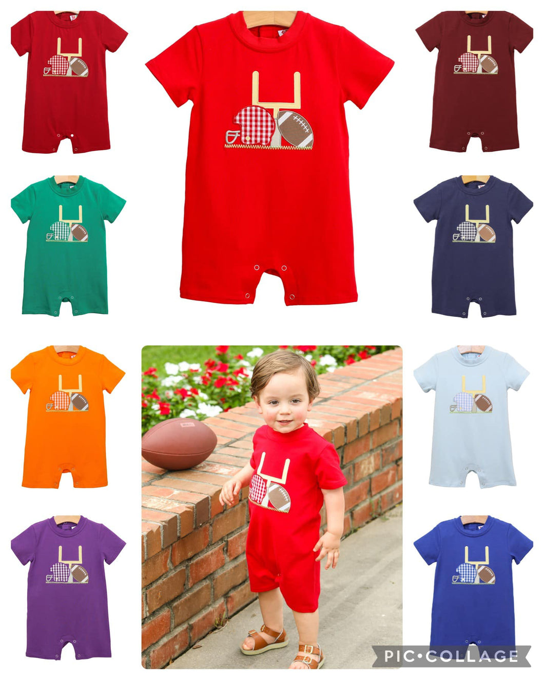Touch Down Romper