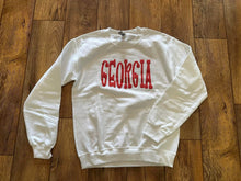 Load image into Gallery viewer, Georgia Puff Sweatshirt White
