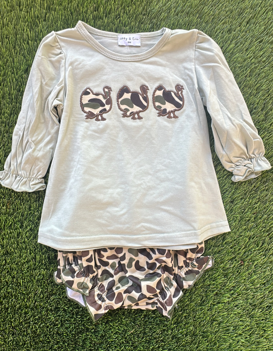 Camo Turkey Bloomer Set