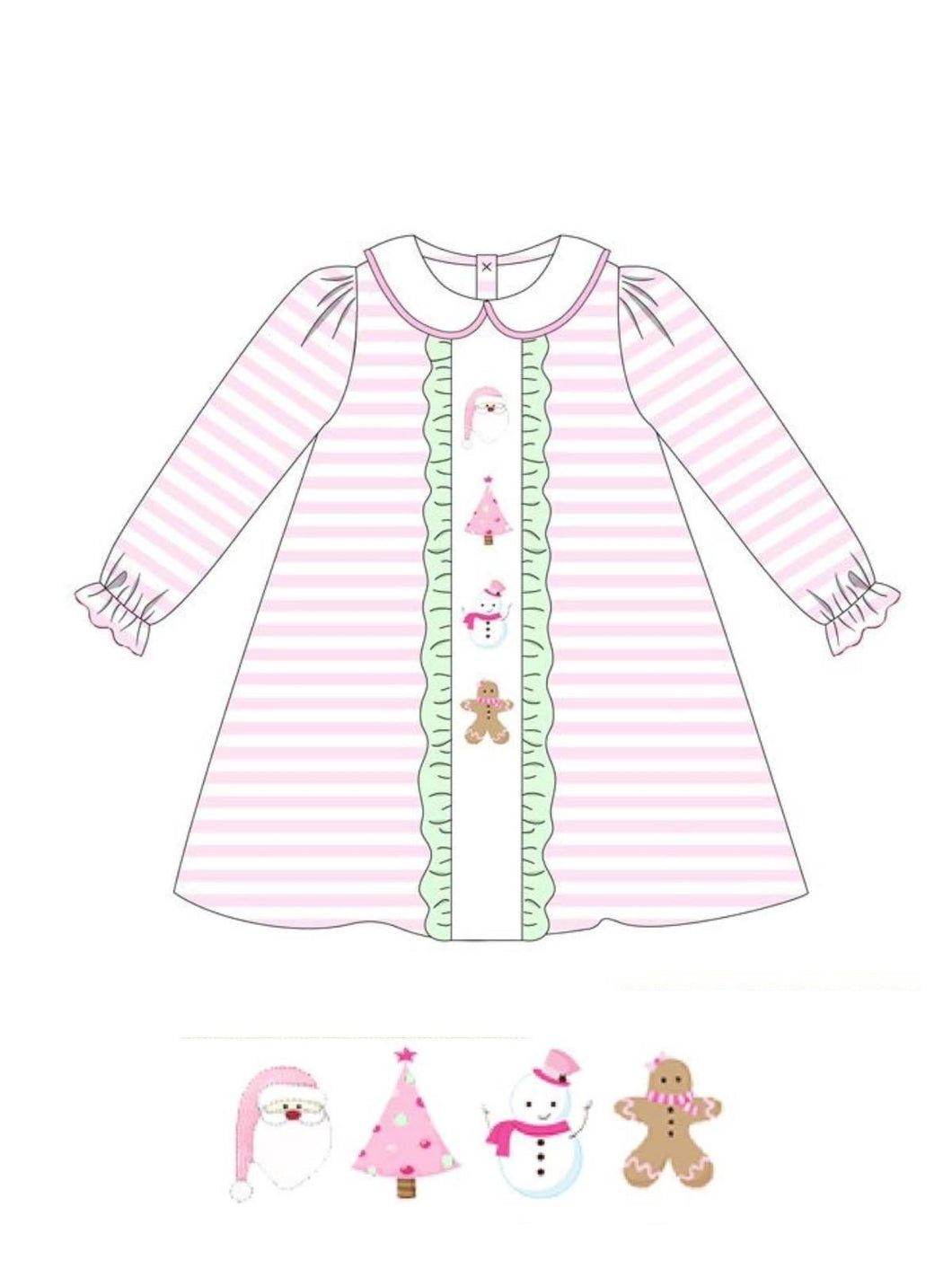 Christmas Gingerbread Dress