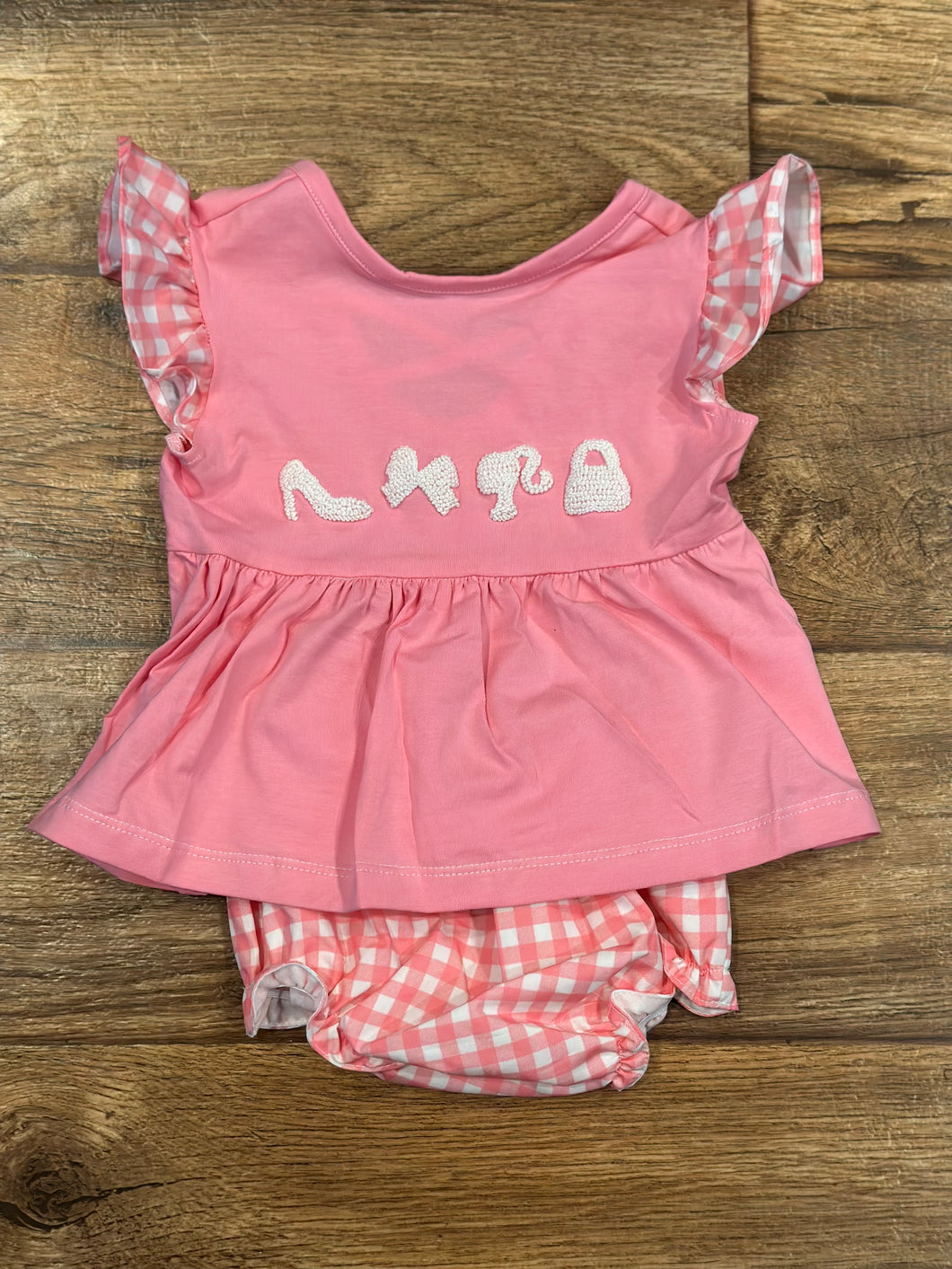 Pink Barbie Bloomer Set