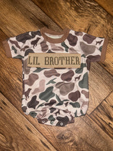 Load image into Gallery viewer, Lil Brother Camo Smock Bubble
