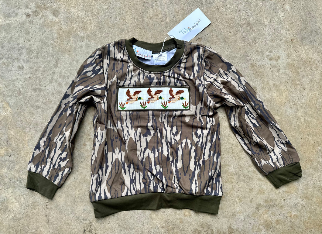 Camo Duck Smock Pullover