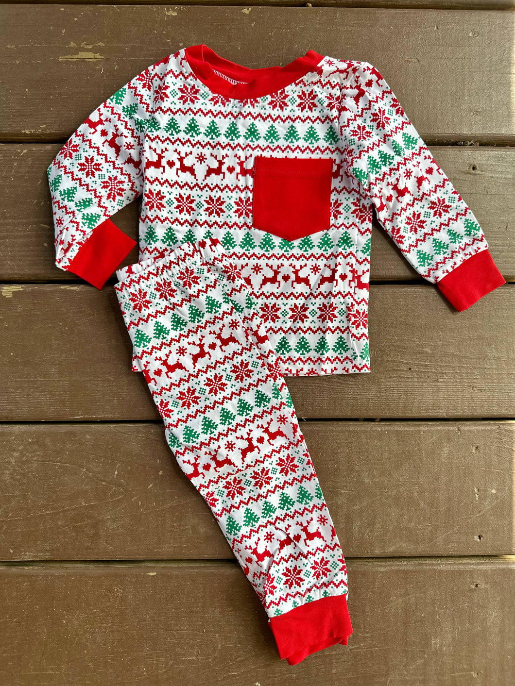 Red & Green Christmas Pjs