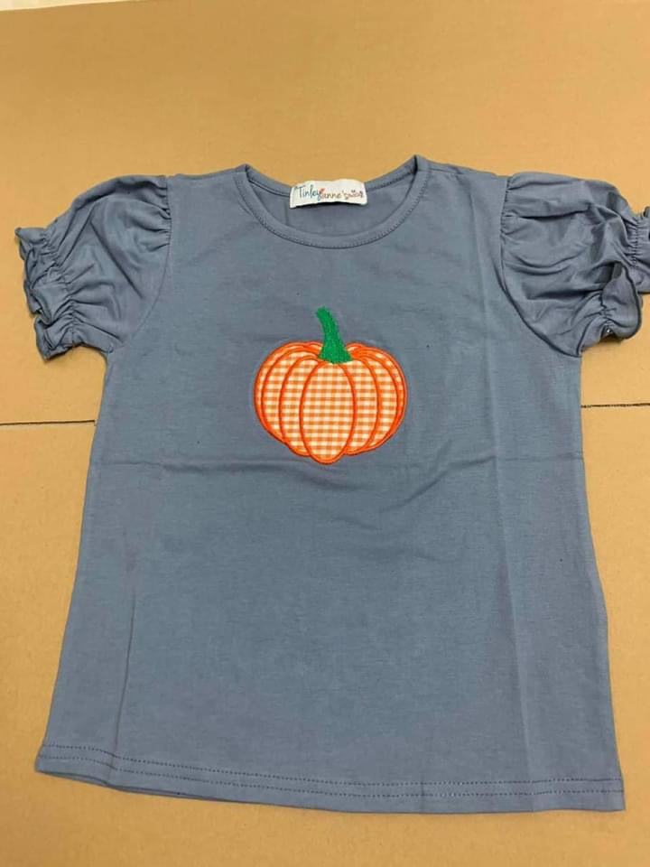 Pumpkin Ruffle Tee