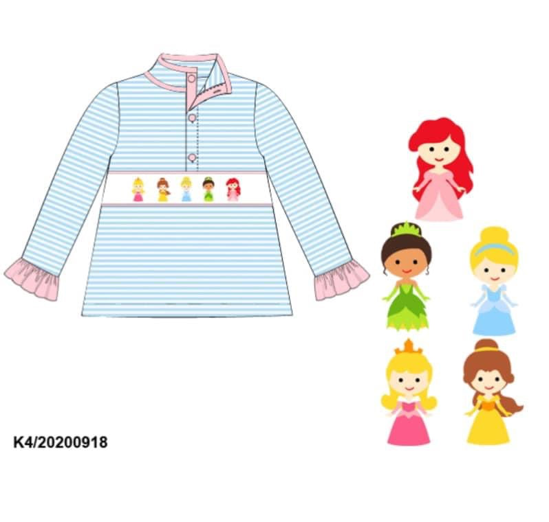 Princess Smocked Pullover