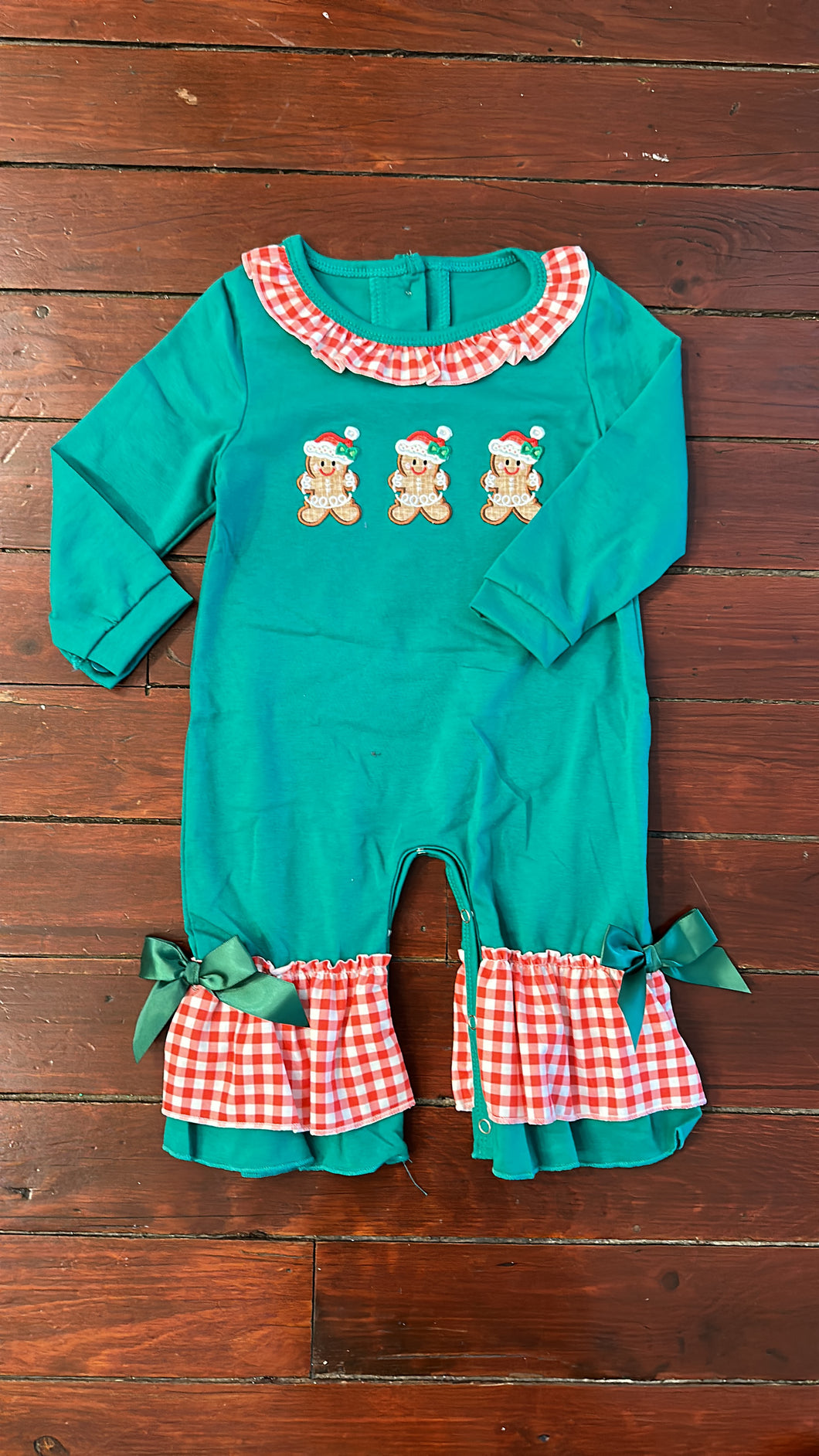 Gingerbread Girl Romper
