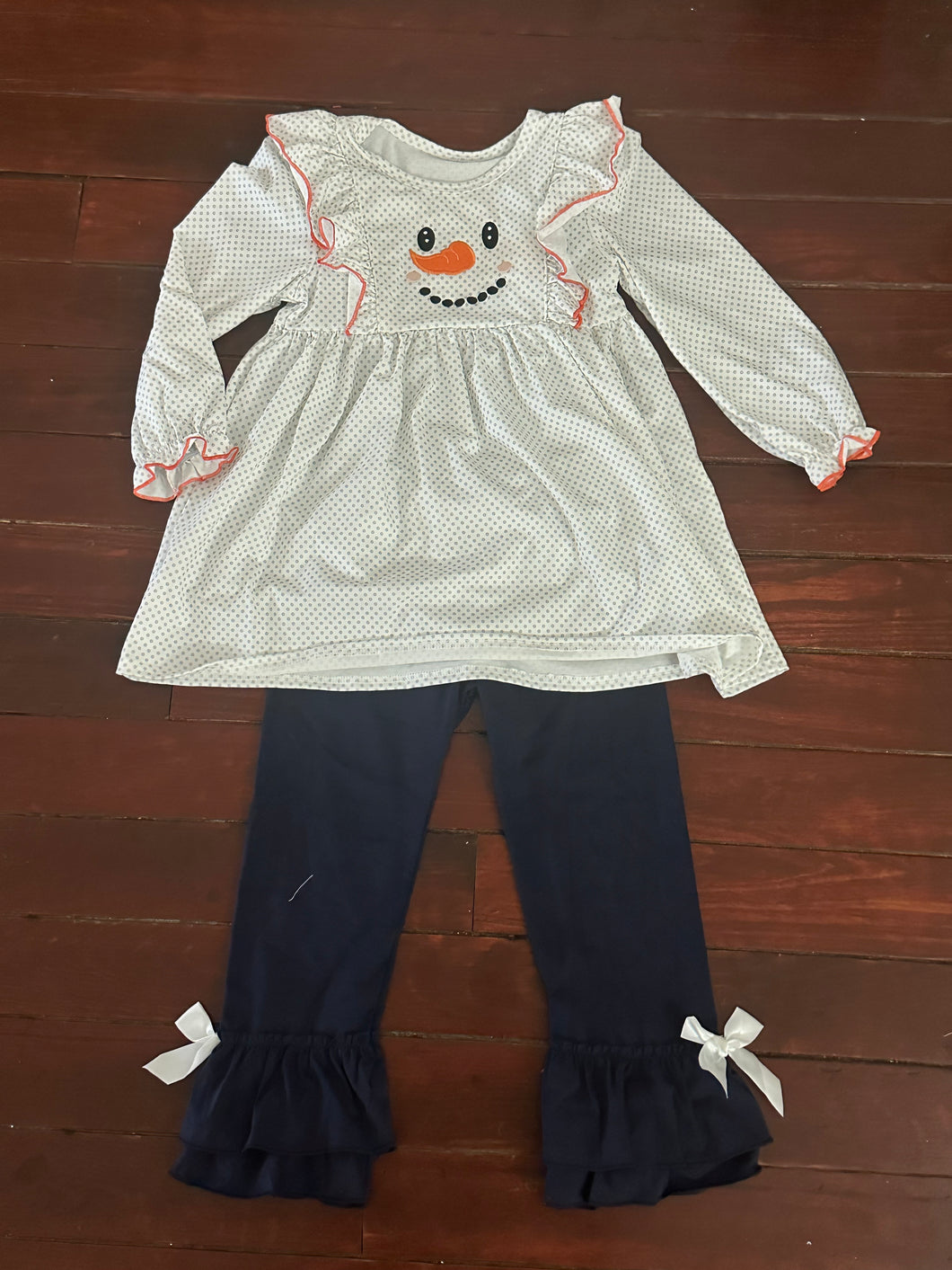 Snowman Girl Set 5/6T