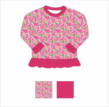 Load image into Gallery viewer, Pink Flower Pullover
