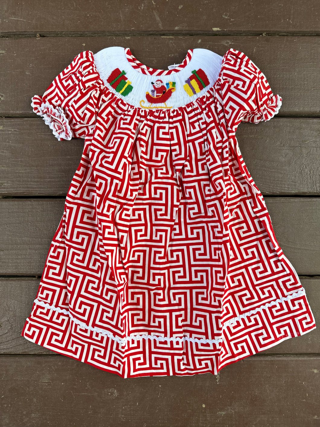 Santa’s Presents Smocked Dress