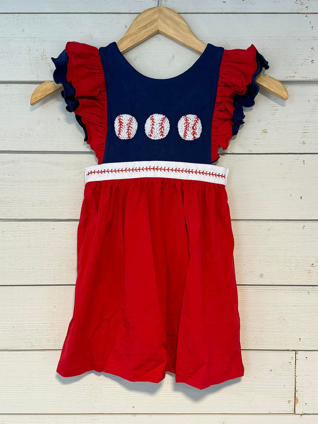 French Knot Baseball Dress