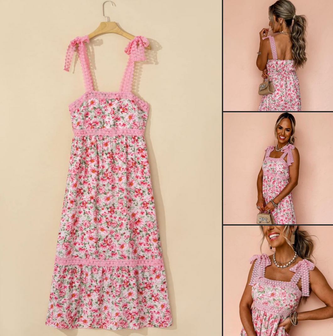 Spring Fling Women's Dress Pink