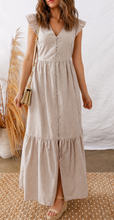 Load image into Gallery viewer, Little Button Spring Dress PREORDER
