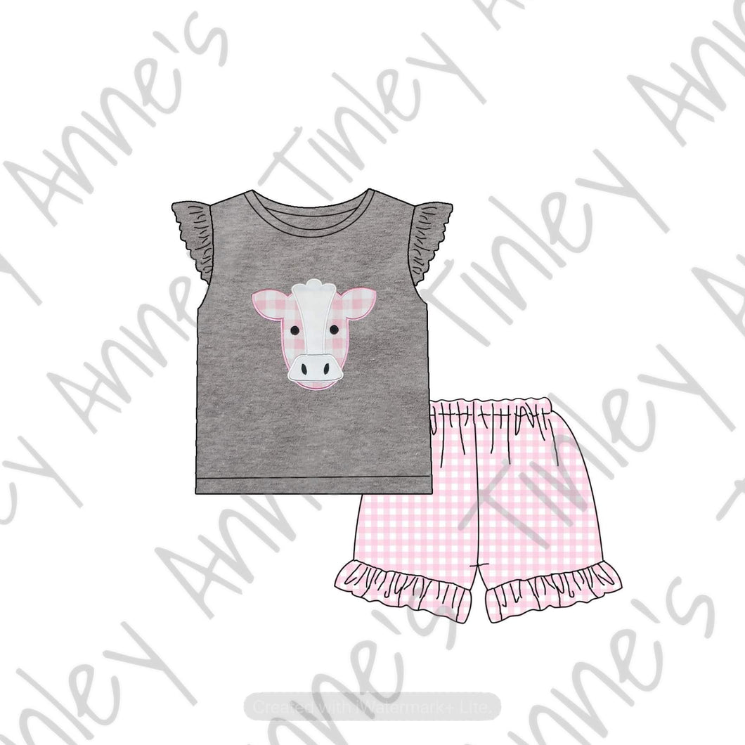 Cow Sets Pink & Blue