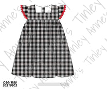 Load image into Gallery viewer, Black Plaid Dress
