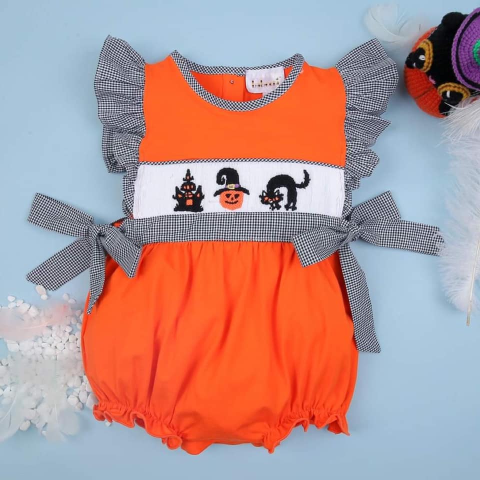 Halloween Smocked Bubble