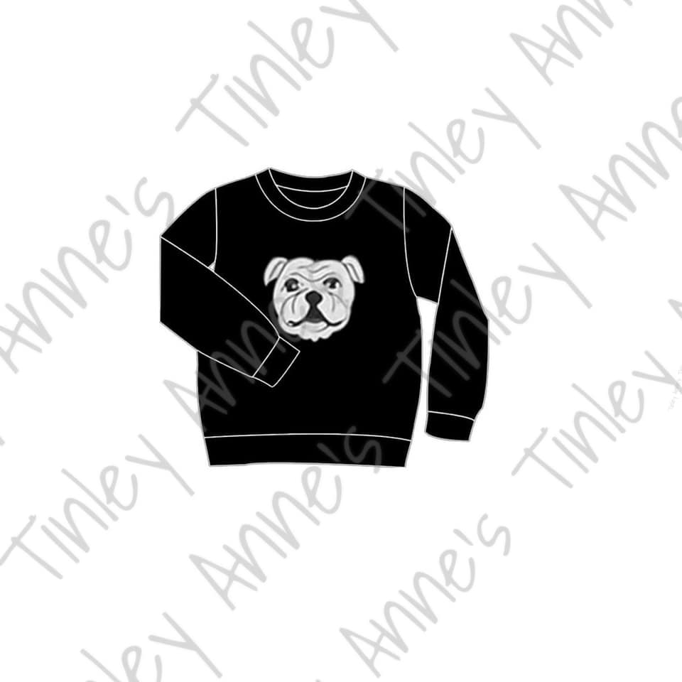 NO Ruffle Bulldog Sweatshirt