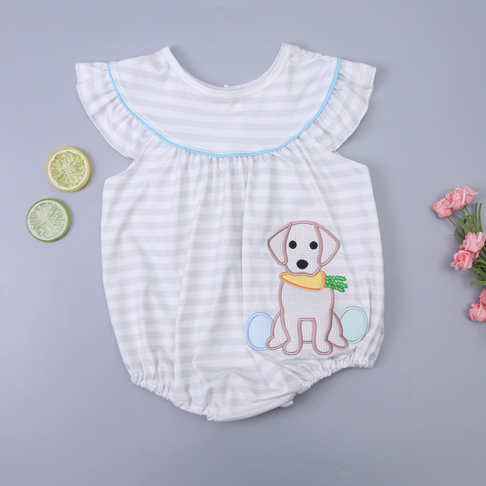 Easter Puppy Girl Knit Bubble