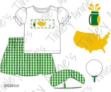 Load image into Gallery viewer, Smocked Girl Golf Set
