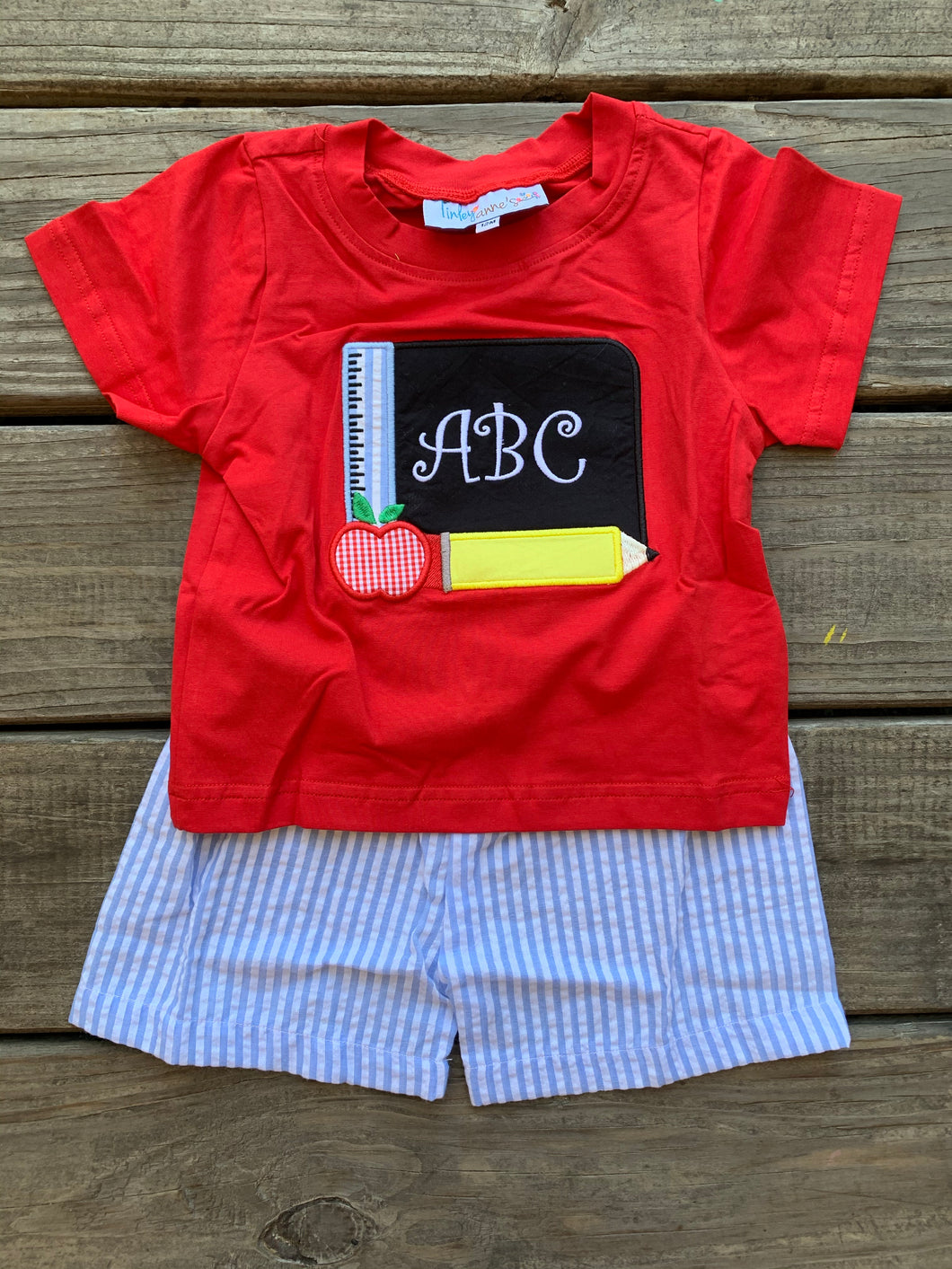 Seersucker Applique Set