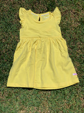 Load image into Gallery viewer, Lemon Flutter Dress
