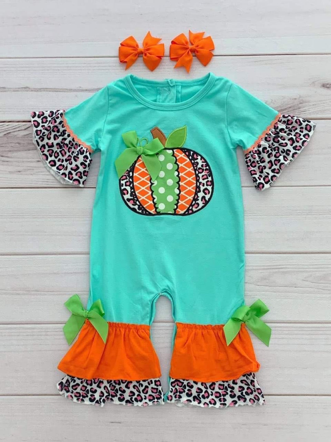 Pumpkin Fall Romper