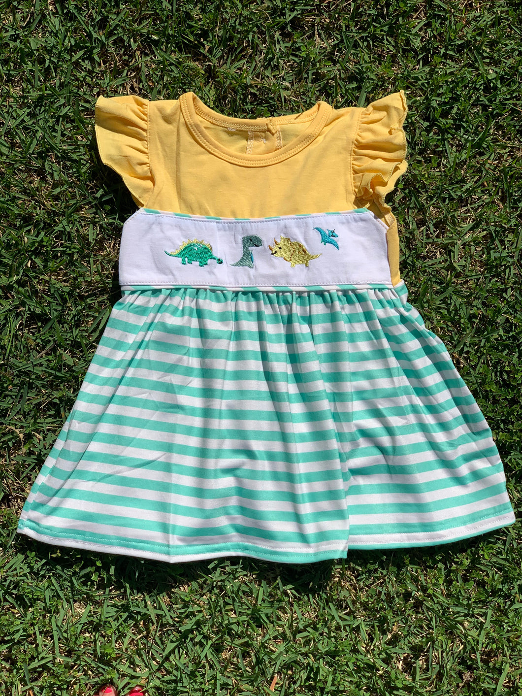 Dinosaur Embroidered Dress