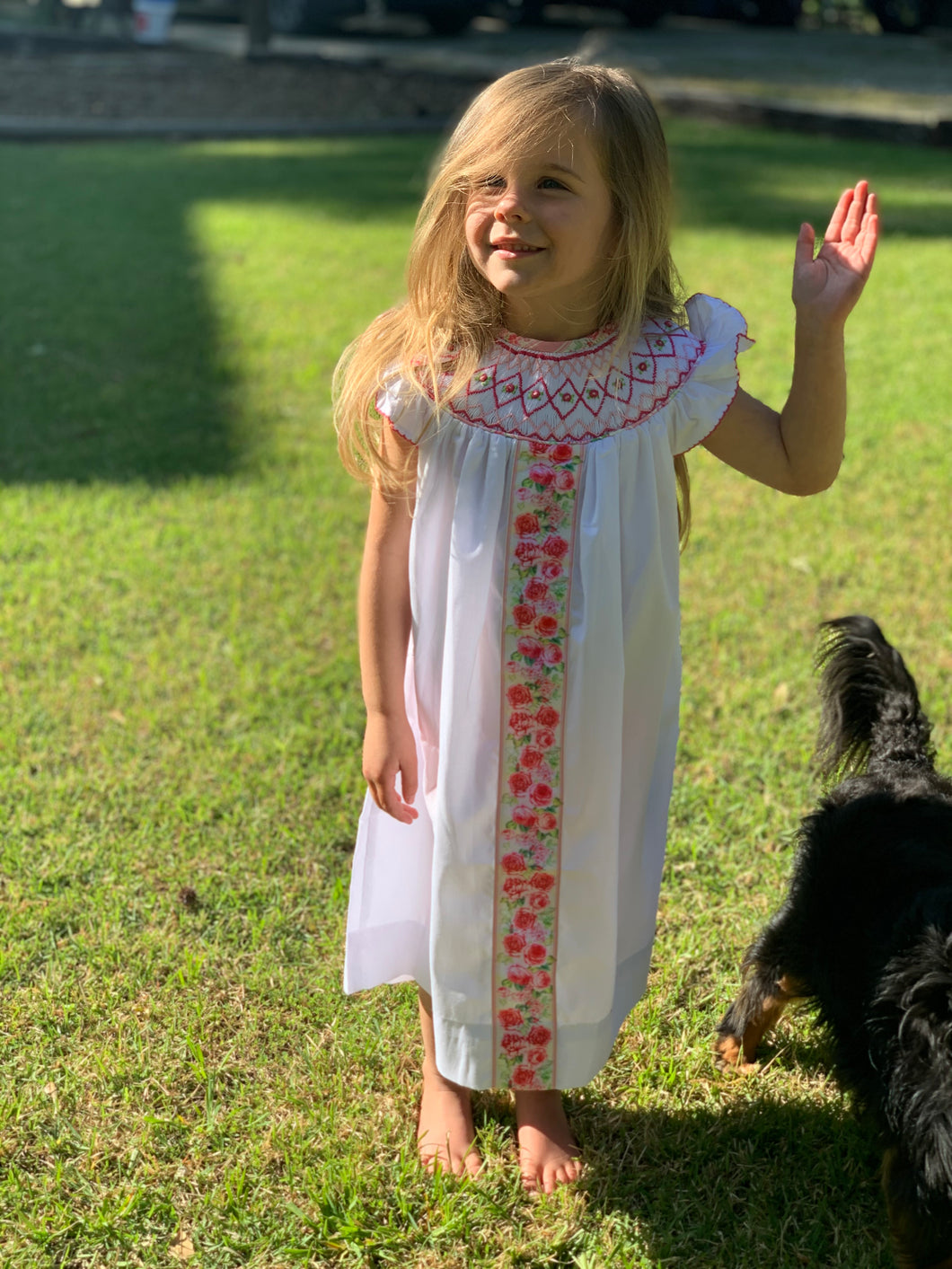 Floral Smocked Dress