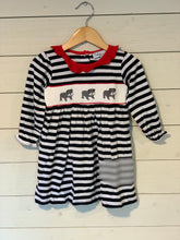 Load image into Gallery viewer, Bulldog Smocked Dress
