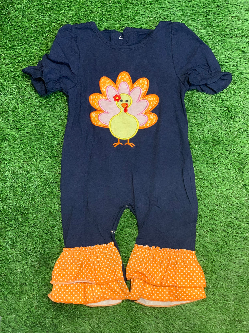 Girl Turkey Romper