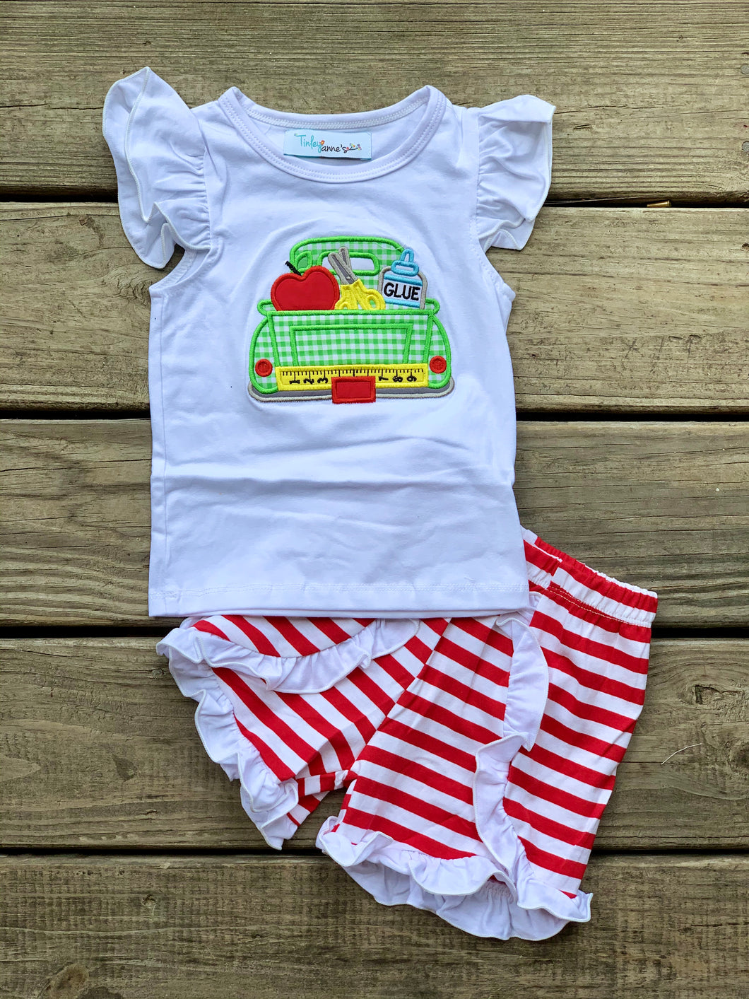Girl School Applique