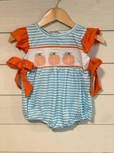 Load image into Gallery viewer, Pumpkin Embroidered Sibling Sets
