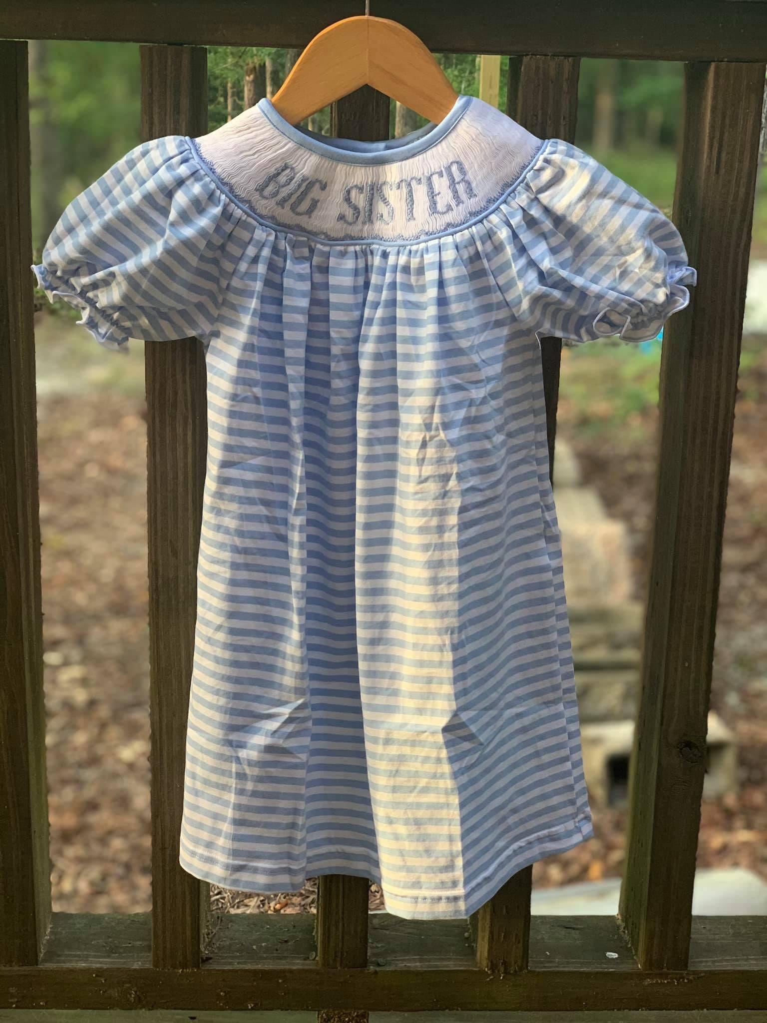 Blue Big Sister Smock – Tinley Anne's Clothing