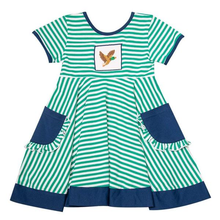 Load image into Gallery viewer, Girl Smocked Duck Dress
