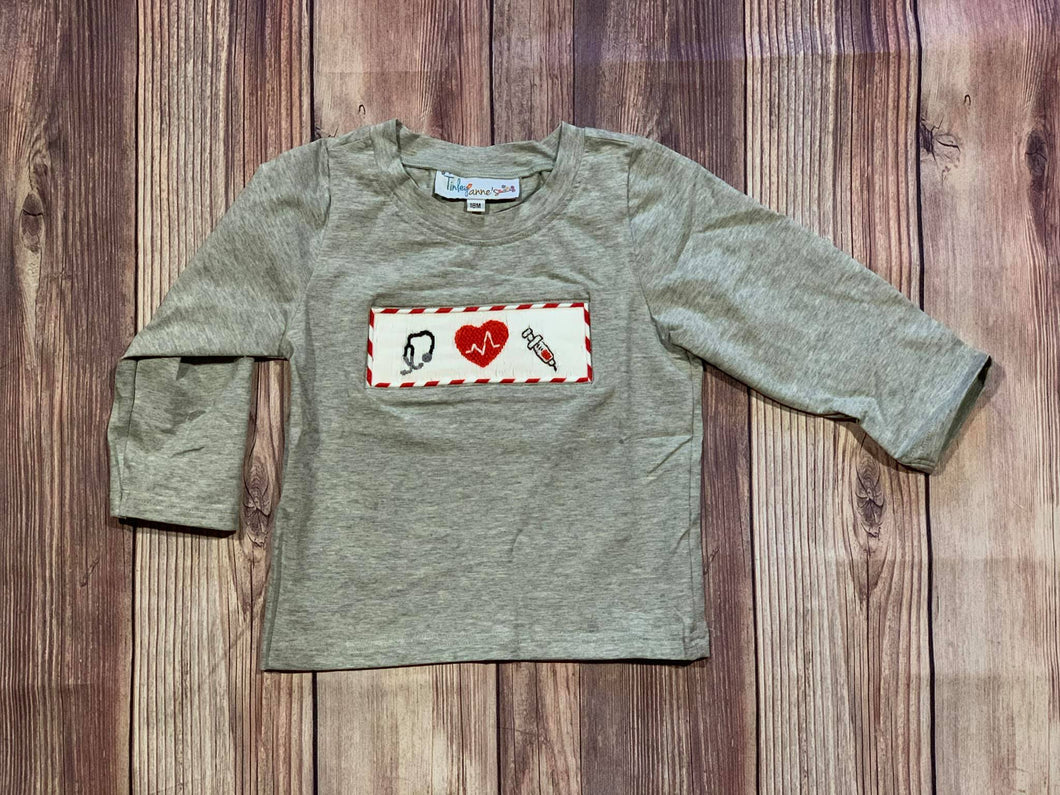 Medical Smocked Tee