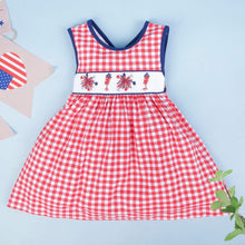 Load image into Gallery viewer, Fireworks Smock Dress

