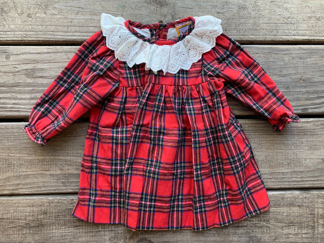 Girls Plaid Dress