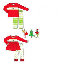 Load image into Gallery viewer, Christmas Embroidered Boy &amp; Girl Sets
